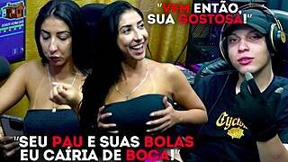 ruan flashes cock to renatinha mello she digs balls too