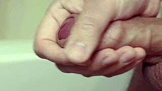 dick cums deliciously in close-up slow motion