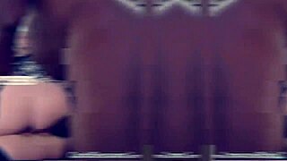 Busty brunette wifey bent over for monster BBC on anniversary doggystyle