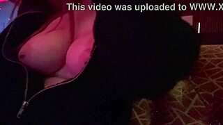 italian stepmom artemisia love flashes big natural tits at nightclub