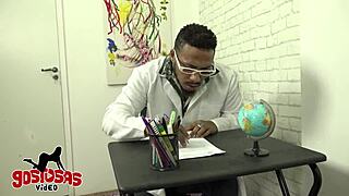 Desperate for Grades, Student Fucks Director and Carolina Carioca Hard