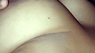 Milking Natural Tits from Hot USA Brunette Wife