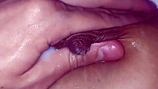 Milking Natural Tits from Hot USA Brunette Wife