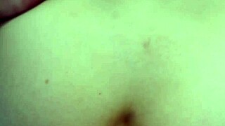 pretty amateur bride rides hubby rough on wedding night pov