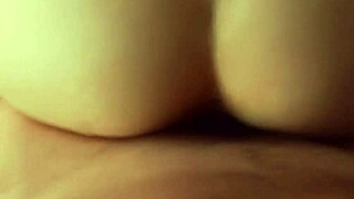 You slide deep into this pretty teen's tight shaved pussy with pierced small tits missionary style