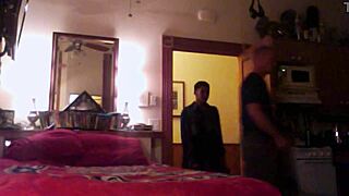 blue's ebony ass shakes wildly on candid cam during hardcore ride