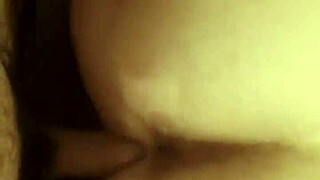 She slides it deep till he bursts inside her