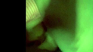 wet ebony babe rams dildo deep in her tight pussy solo