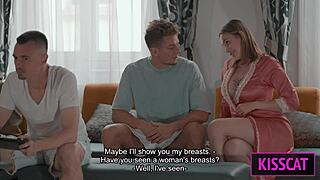 s5e3 matthew meier sneaks milf fuck in bed next to oblivious stepmom