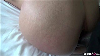 german milf's huge wobbling tits drip from black monster cock creampie