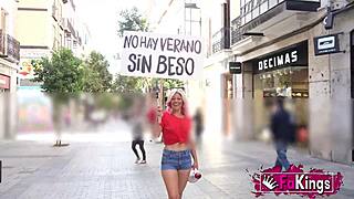 sandra v's street kisses hunt her perfect rough quickie stud