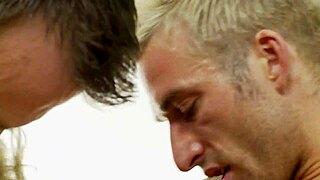 wanna see blonde slut angel long's pussy and ass destroyed in dp threesome?