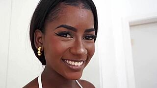 jenny pretinha's perfect tits bounce in 4 bbc anal dap