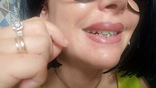 stepmom casts spell turning giantess for stepson worship