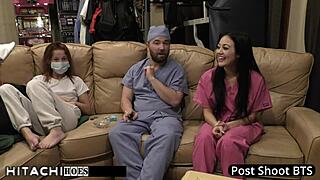 Kristen Scott's all-natural pussy squirts with lesbian girlfriends Veronica Rodriguez Melissa Moore and Kimmy Granger