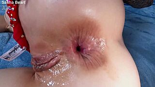 Sasha Beart gapes huge in dorm anal, atm sloppy head with rimjob farting humiliation.