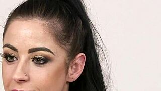 flirty hottie takes face shots swallowing every drop playfully