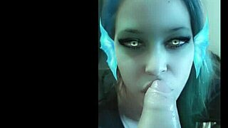 latina girlfriend snaps chat blowjob with cum in mouth