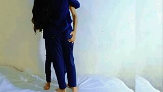 What if Indian virgin schoolgirl loses it to boyfriend's first romantic kiss and fuck?