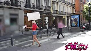 sandra v's street kisses hunt her perfect rough quickie stud