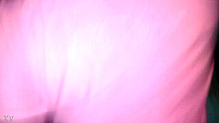 Chocolate Ebony Bent Over For Intense Doggystyle Creampie