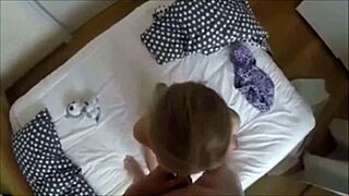 waking up horny for cam blowjob skinny teen pussy fuck
