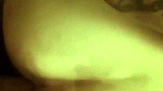 She slides it deep till he bursts inside her