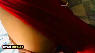 Stepmom thinks I'm dad so ride my cock like crazy now