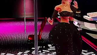 bbw big ass bent over doggystyle creampied by monster bbc at strip club