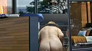 zea812 drops another hot update with barefoot crossdressing and ass play in retro style