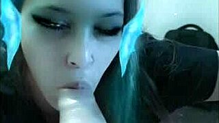 latina girlfriend snaps chat blowjob with cum in mouth