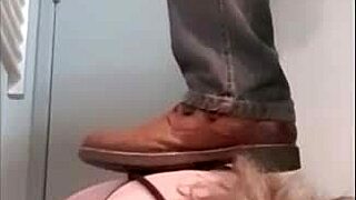she kneels bound takes piss order bj then swallows cum homemade