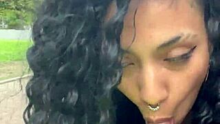 argentinian teen ebony prostitute gulps cum in buenos aires public park