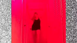 check out this mature blonde goddess dancing in heels for legs fetish