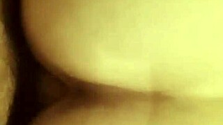 She slides it deep till he bursts inside her