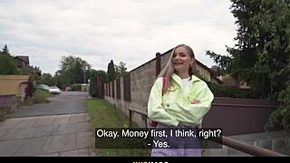 czech teenie's tight ass pussy on big cock outdoor cowgirl 😍🍑🔥