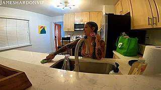 Latina Slut's Quickie Bareback With Muscular BBC In Neighborhood