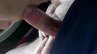 colorado car blowjob ends in hot cumshot