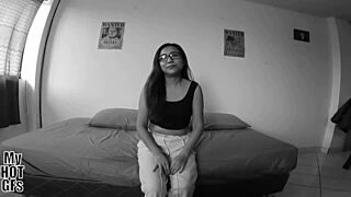 24 months later, this gorgeous shaved teen 18+ films her first pov casting fuck?