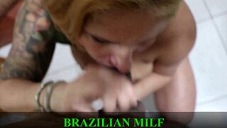 Naughty milf in sheer red seduces son-in-law before he pounds her tight ass deep