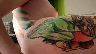 young slut fingers her ass deep then fists it wide open