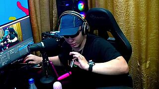 ruan shoves vibrator on andressa sanchez milf's perky nipple she moans wild in sheer red podcast