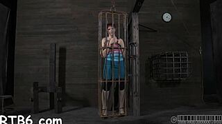Four petite sluts caged roughly fucked pov orgasms!