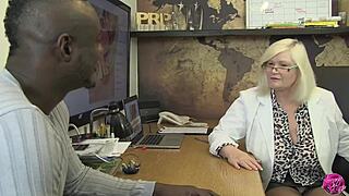 Dr. Lacey, suck Antonio Black's huge cock? granny nurse roleplay lick fest