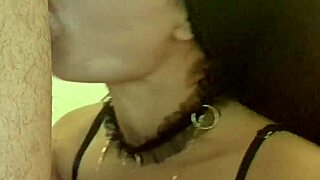 petite latina milf glasses deepthroats huge cock gagging for facial cumshot