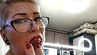 Mature slut wife sucks and fucks all holes in red lingerie today?