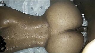 Jacuzzi Passion with Ebony's Spectacular Shaking Ass