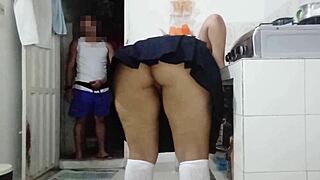 pov homemade anal creampie with huge ass schoolgirl stepsis