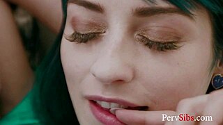 Bisexual Babes Jewelz Blu and Lacy Lennon Caught and Punished Hard