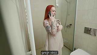 blindfolded tori mur shocks at stepmom creampie accident from stepson murstar